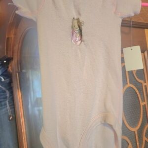 Carter's Cream One Piece with Mouse Embroidery